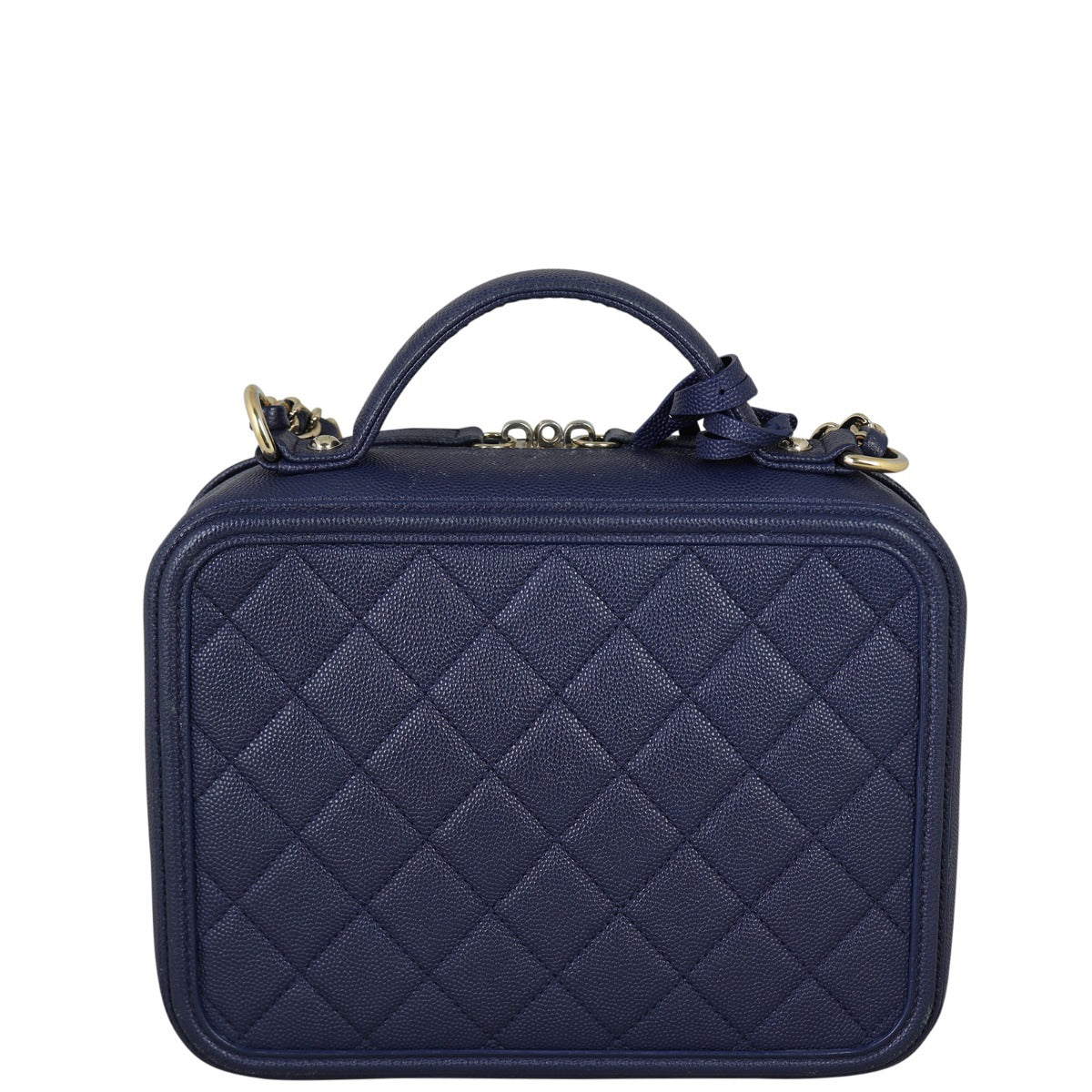 Chanel CC Filigree Vanity Medium Back