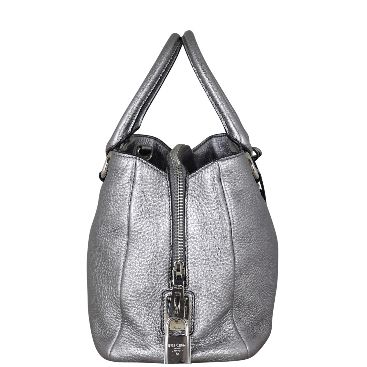 Prada Vitello Daino Tote Side