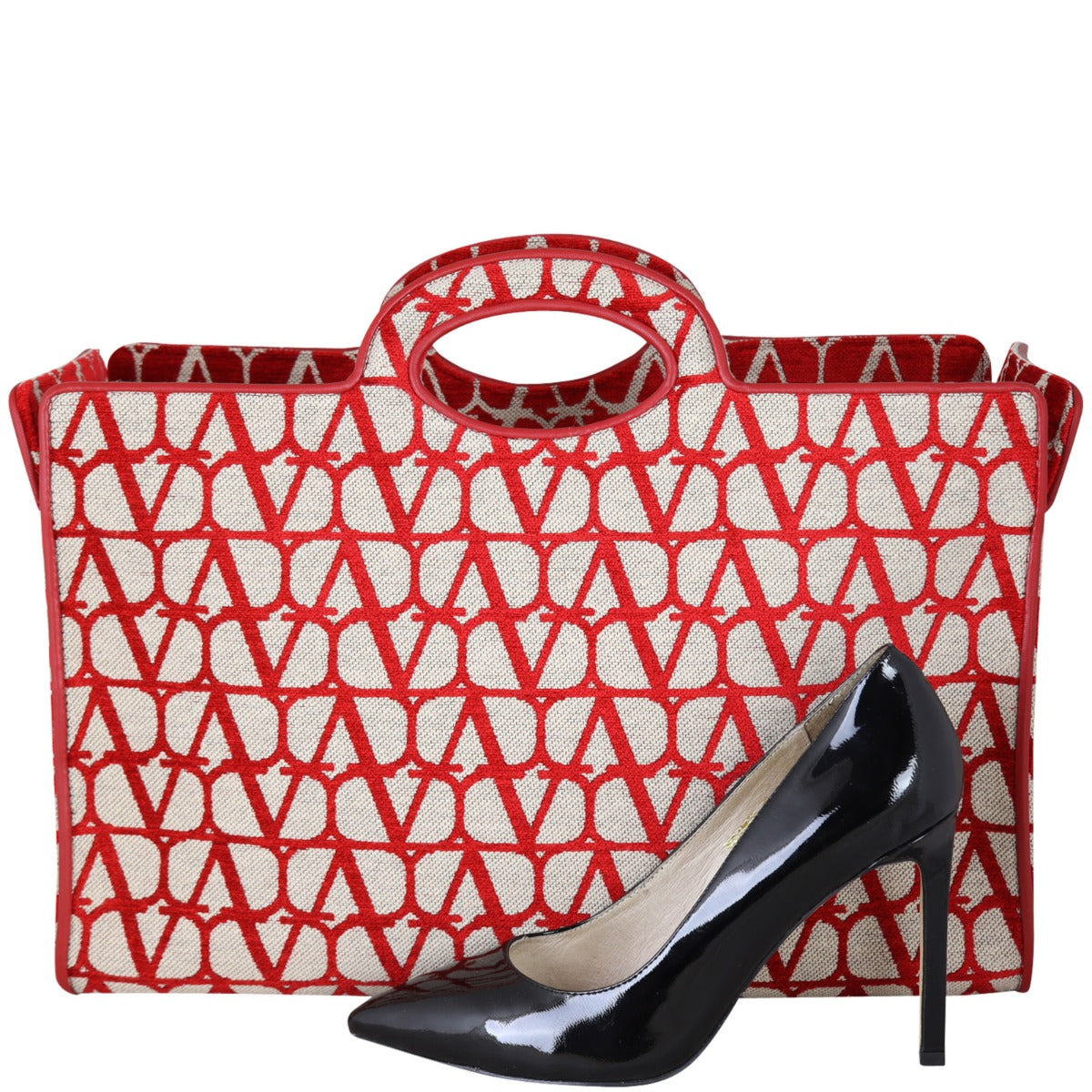 Valentino La Troisieme Toile Iconograph Shopping Bag Shoe