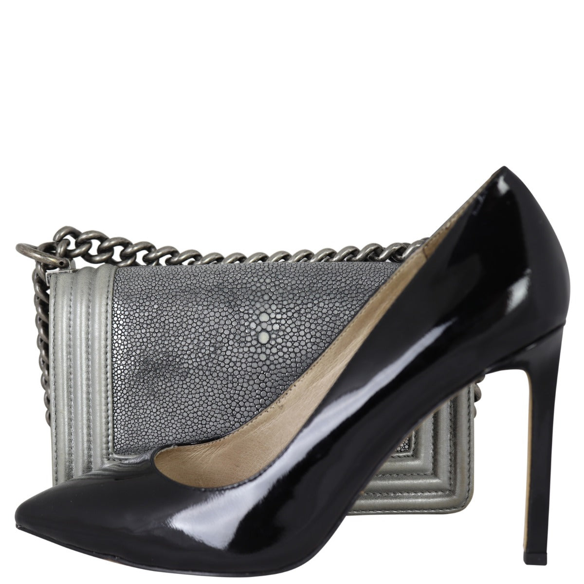 Chanel Boy Small Galuchat Shoe