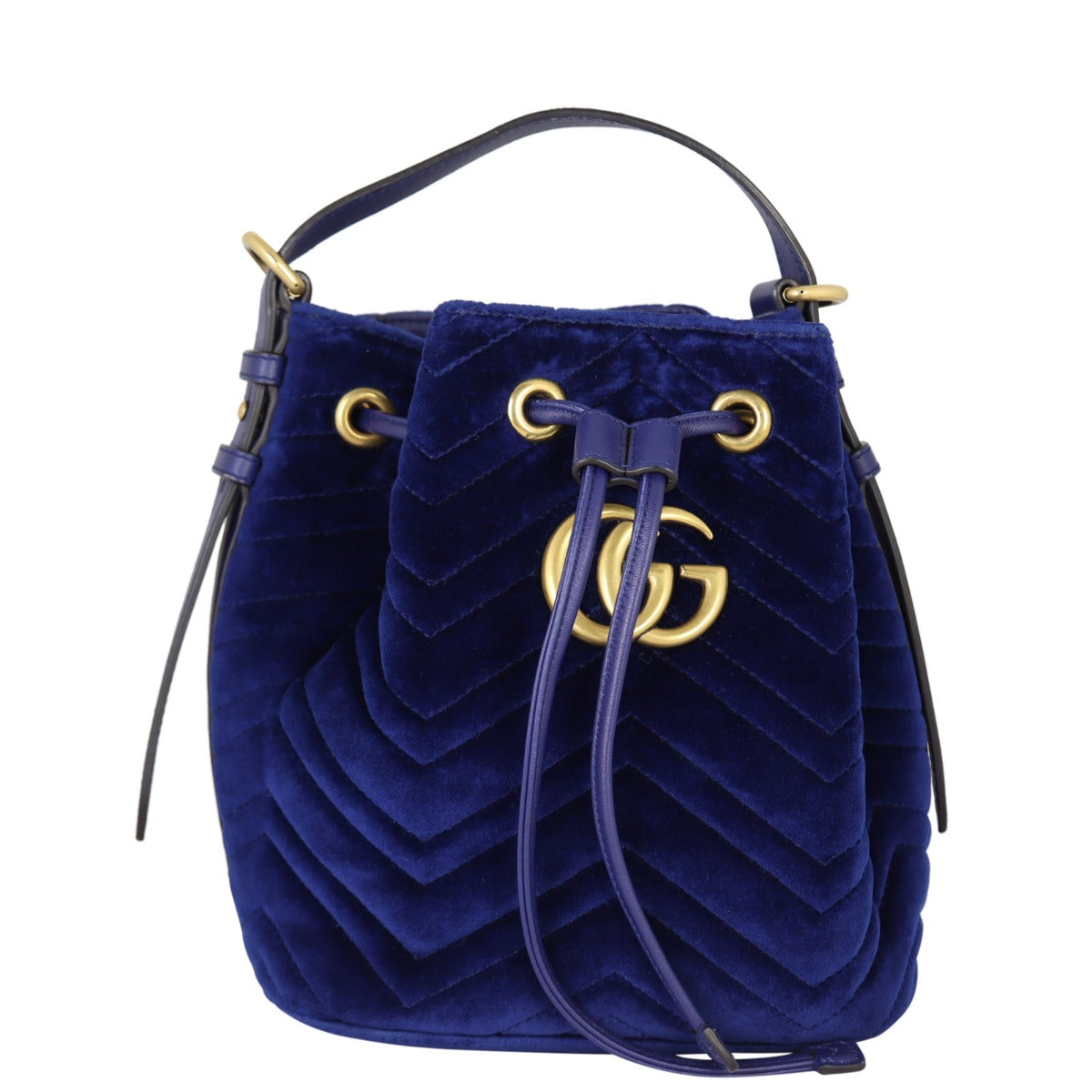Gucci GG Marmont Bucket Bag Velvet