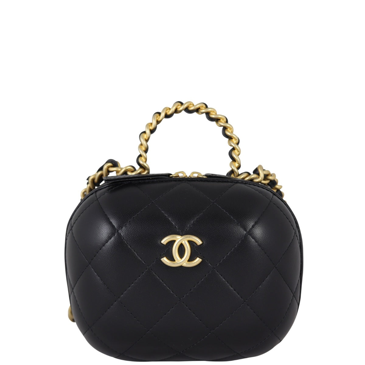 Chanel CC Bubble Vanity Case  Front