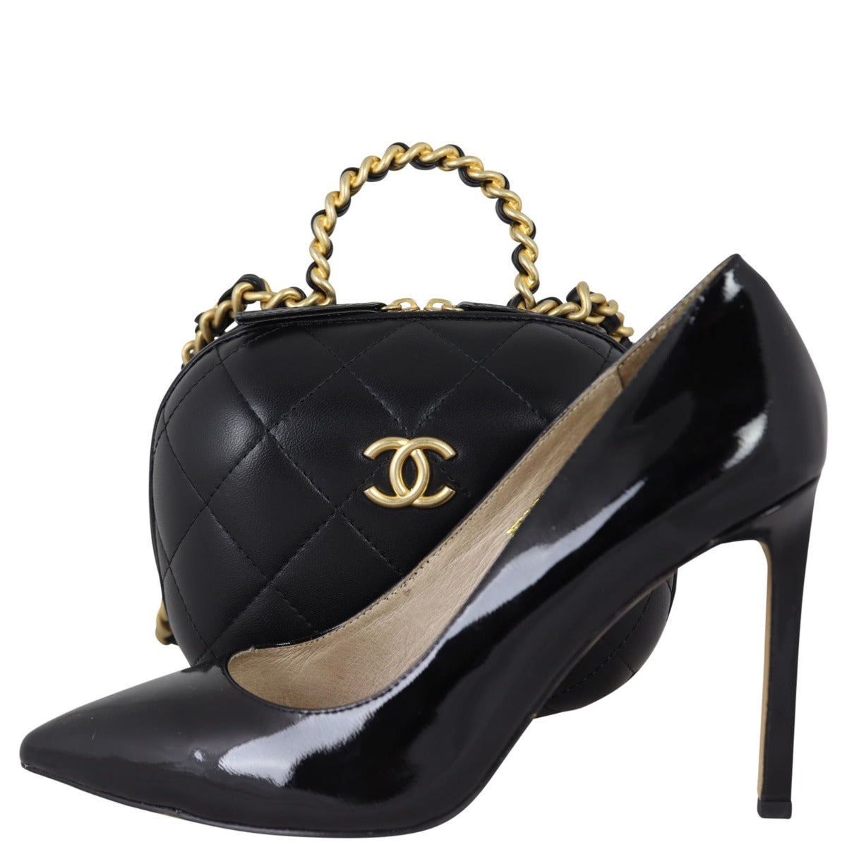 Chanel CC Bubble Vanity Case Shoe