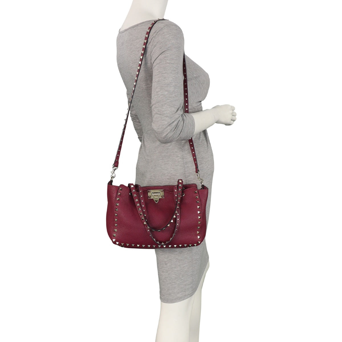 Valentino Rockstud Tote Small