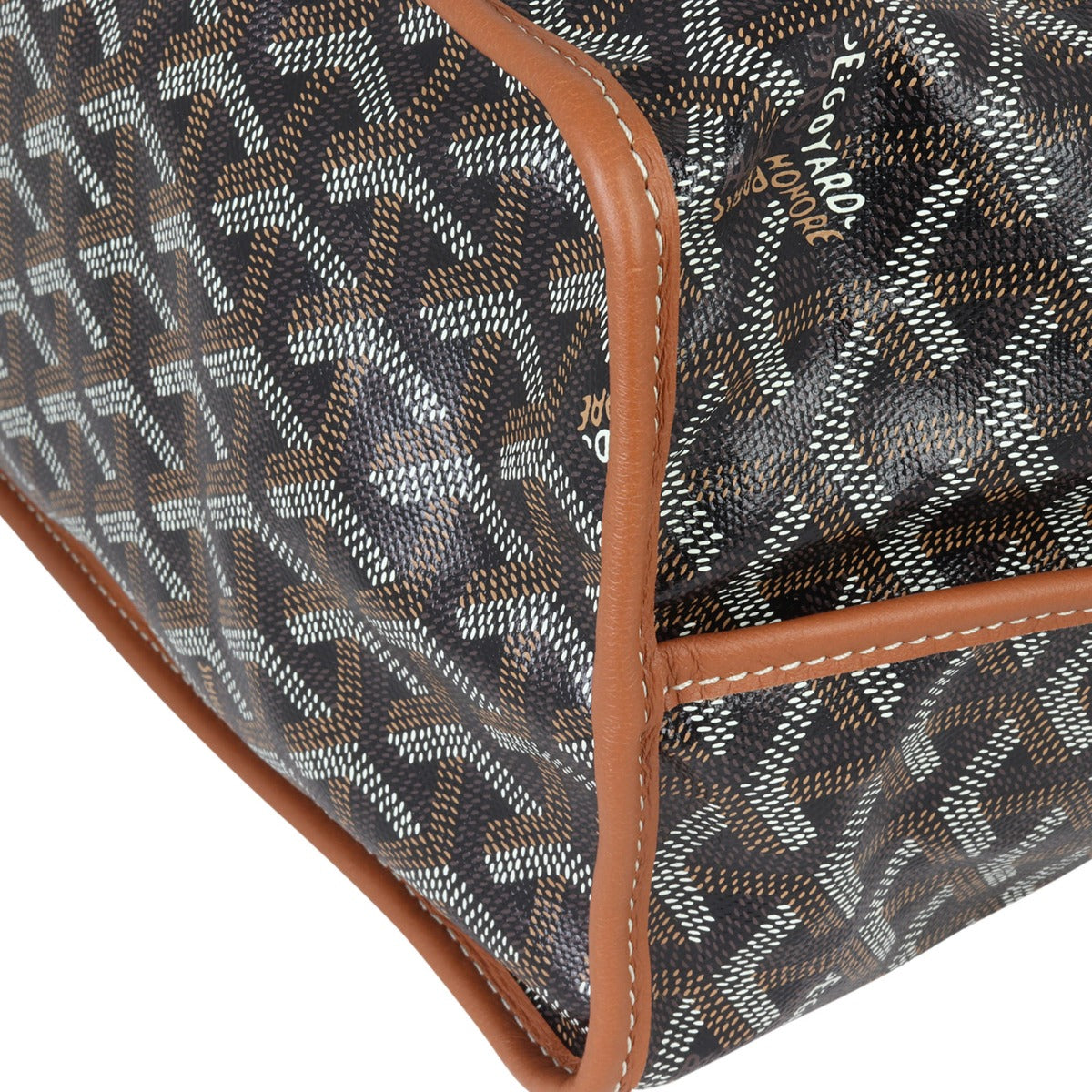 Goyard Anjou GM Goyardine Corner Close Up