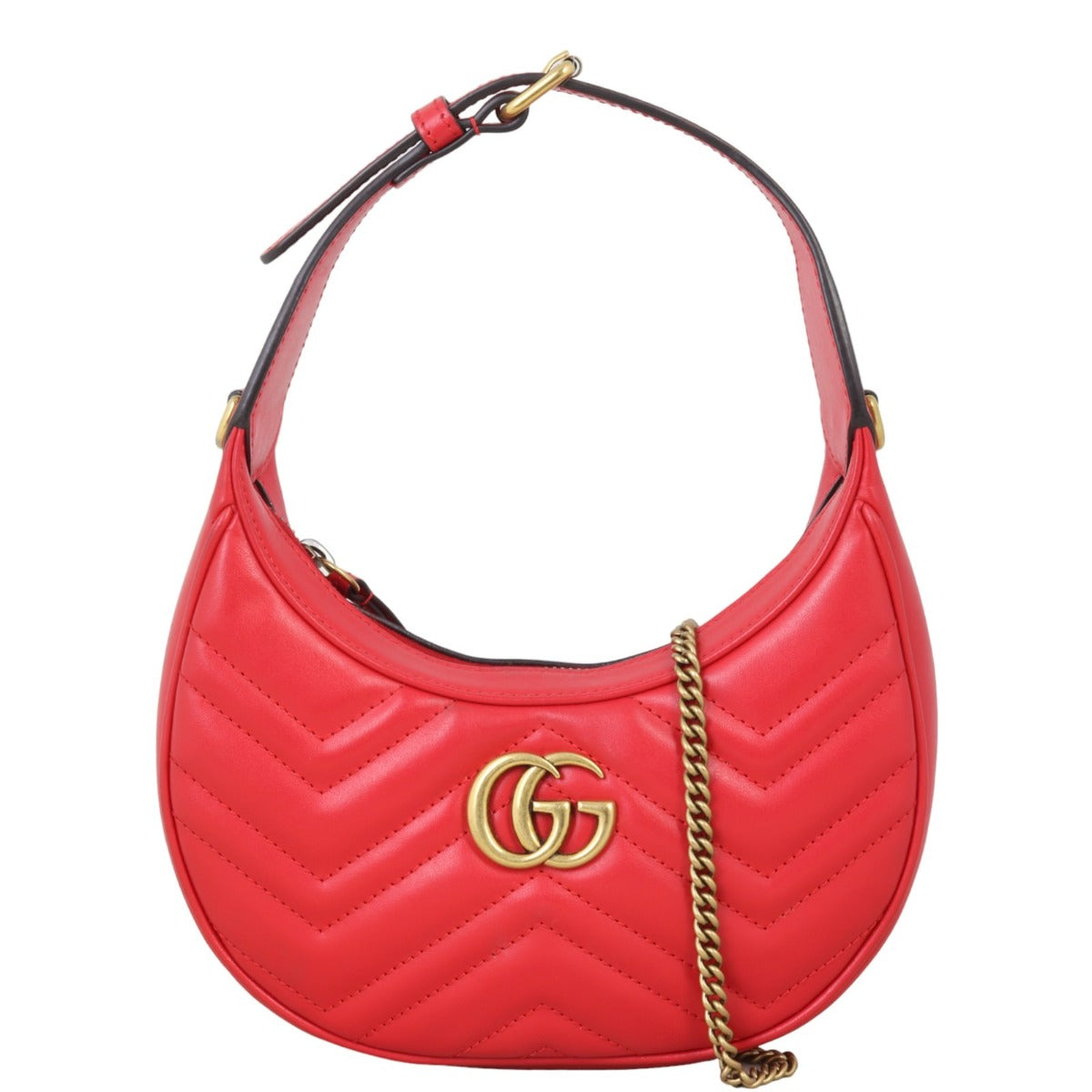 Gucci GG Marmont Half Moon Mini Shoulder Bag