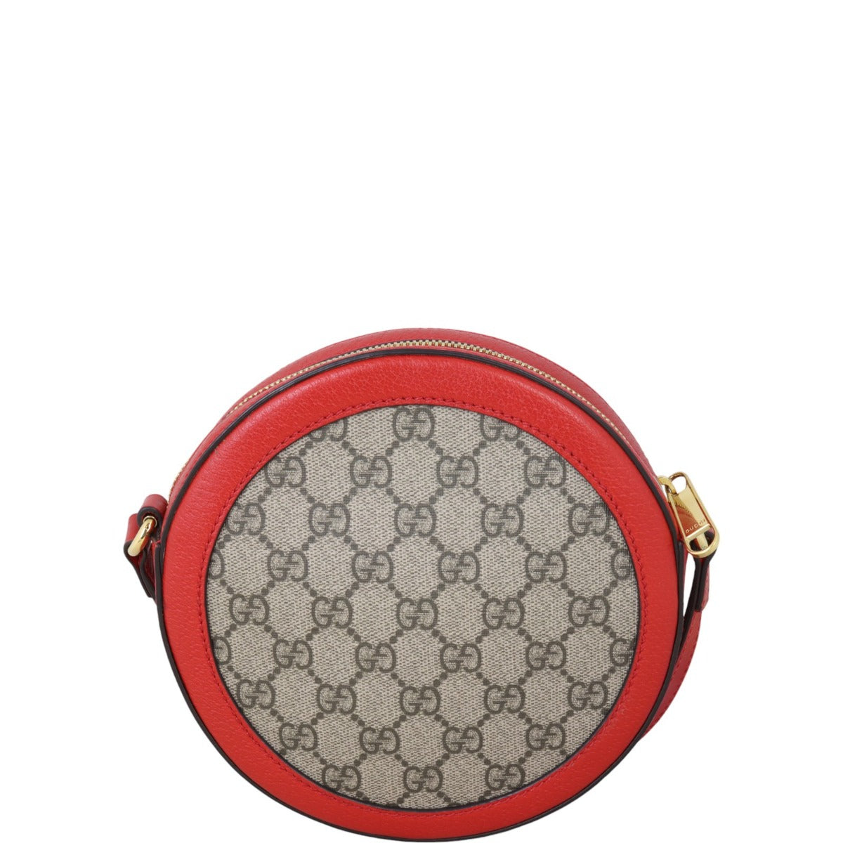 Gucci GG Supreme Apple Round Mini Shoulder Bag