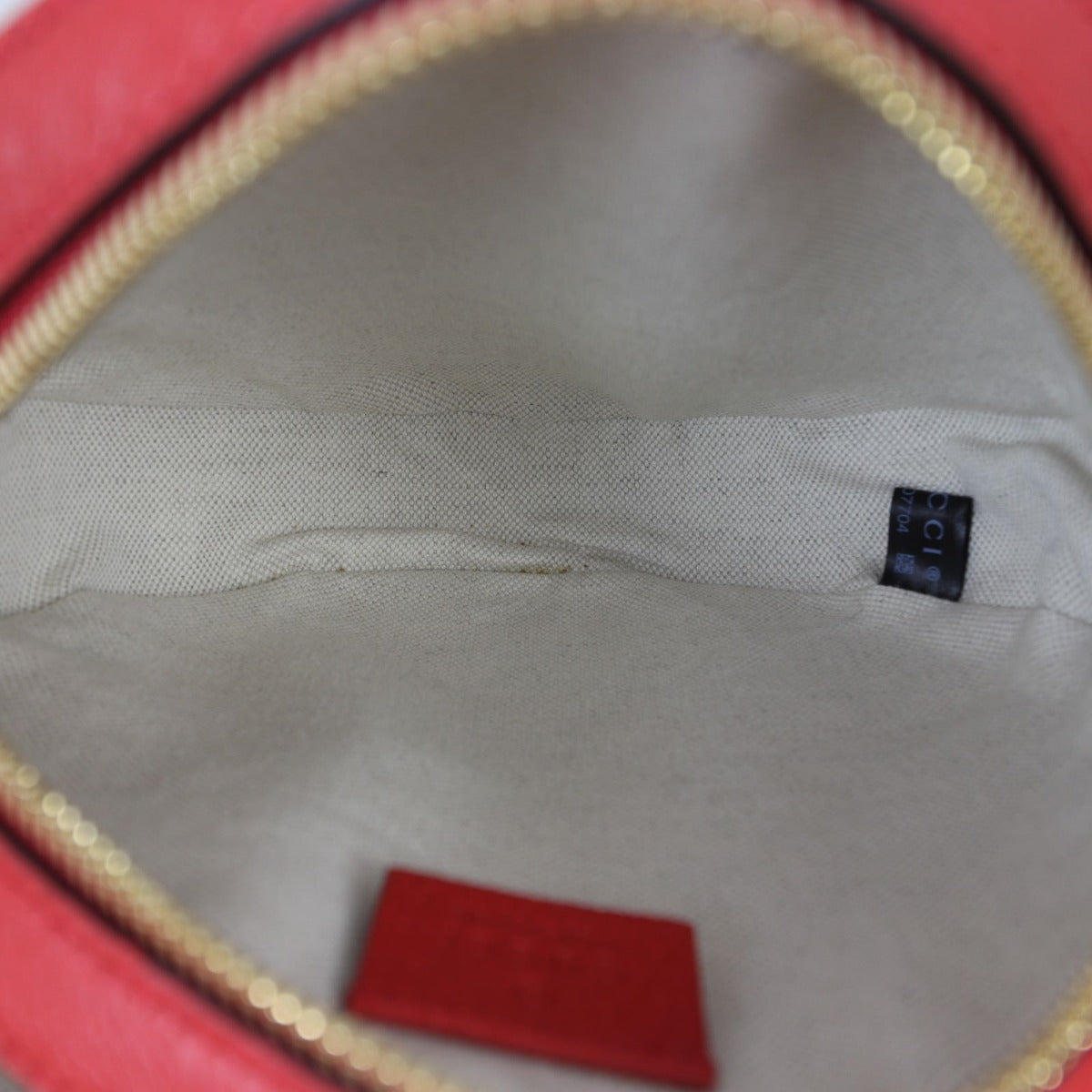 Gucci GG Supreme Apple Round Mini Shoulder Bag