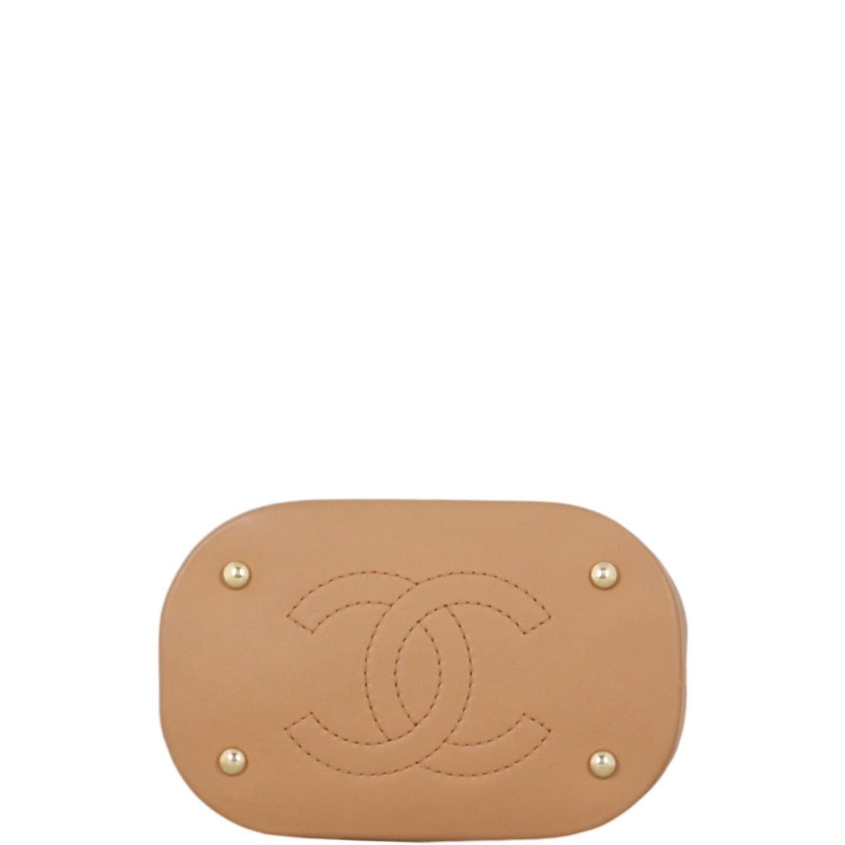 Chanel Quilted CC Drawstring Mini Bucket Bag