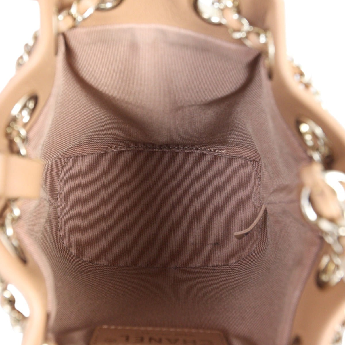 Chanel Quilted CC Drawstring Mini Bucket Bag