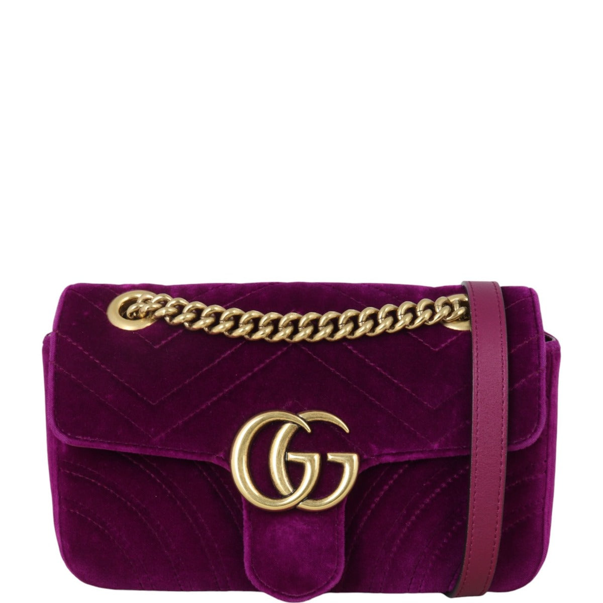 Gucci Marmont Velvet Mini Shoulder Bag