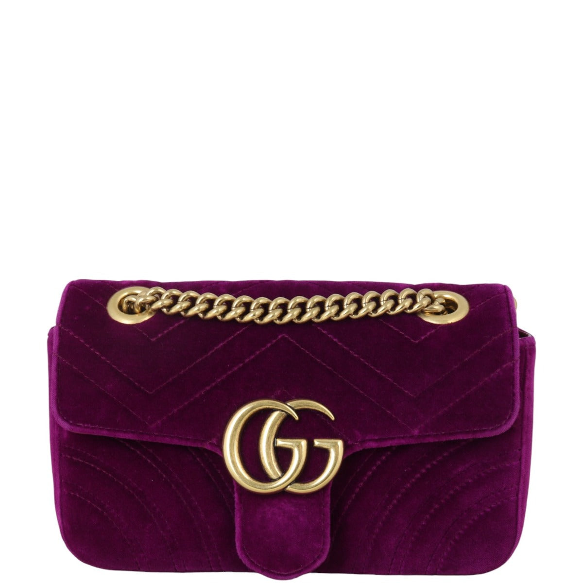 Gucci Marmont Velvet Mini Shoulder Bag