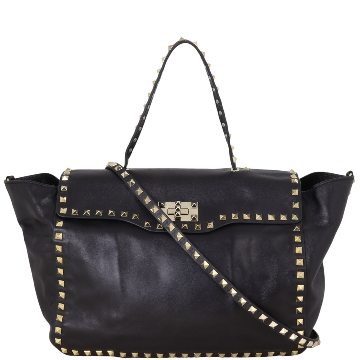 Valentino Rockstud Flap Tote