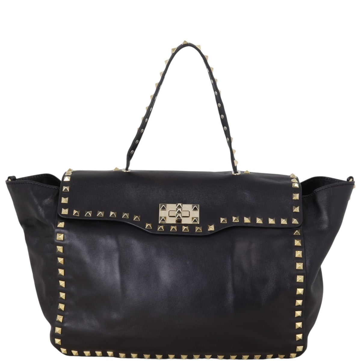 Valentino Rockstud Flap Tote