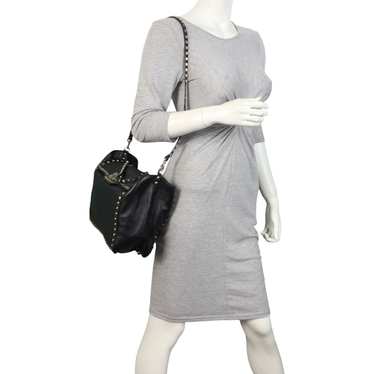 Valentino Rockstud Flap Tote