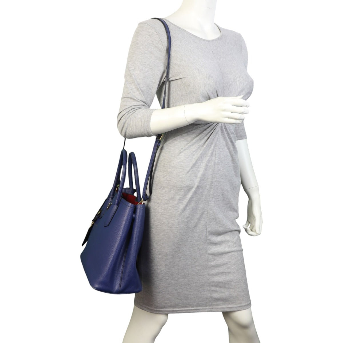 Prada Saffiano Cuir Double Bag Medium