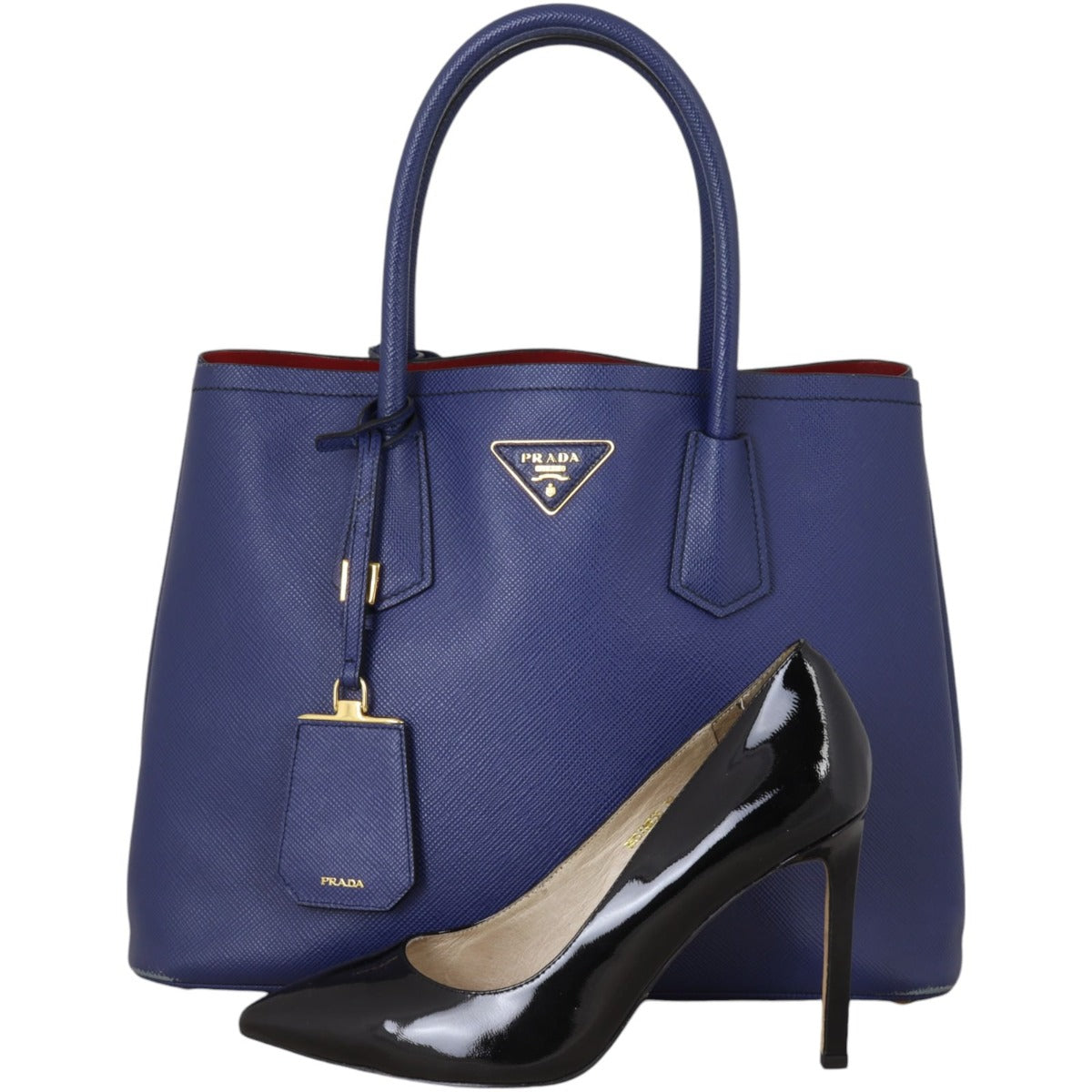 Prada Saffiano Cuir Double Bag Medium