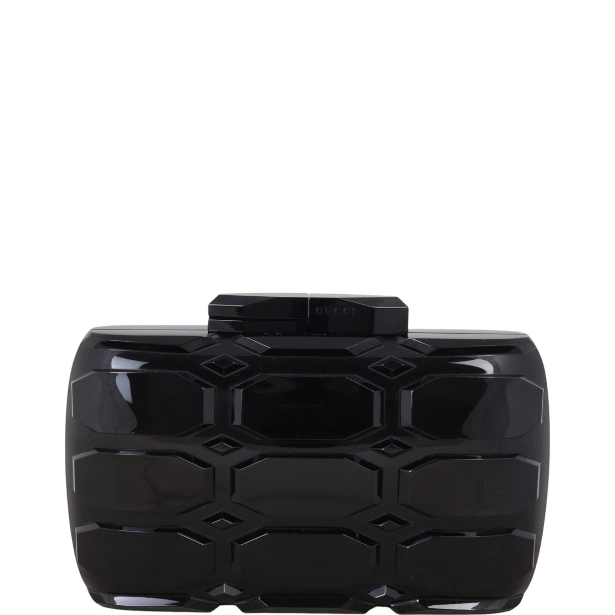 Gucci Aristographic Plexiglass Clutch