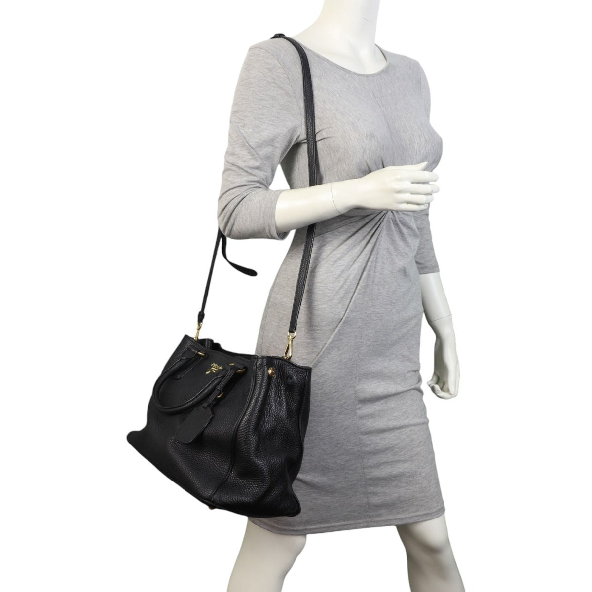 Prada Vitello Daino Tote