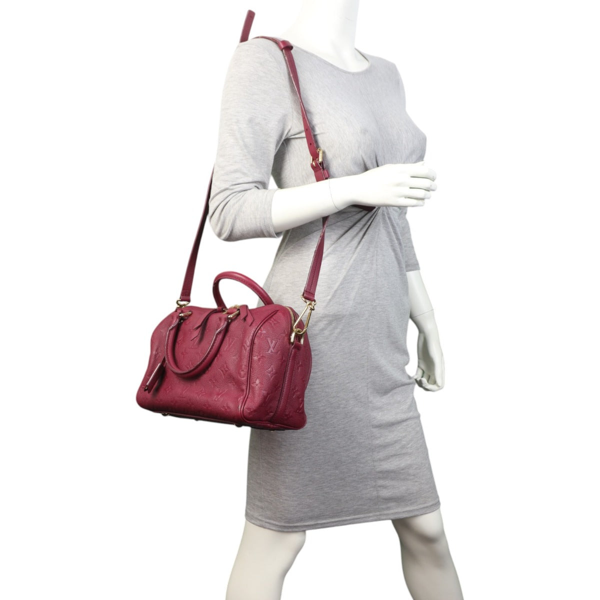 Louis Vuitton Speedy 25 Bandouliere Monogram Empreinte