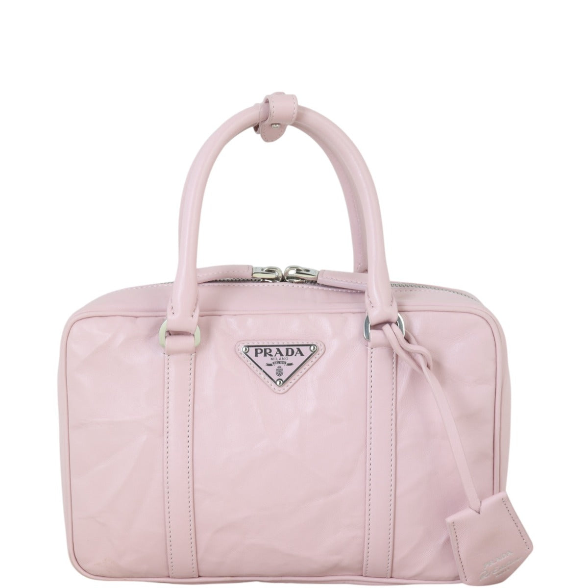 Prada Re-Edition 2001 Nappa Antique Handle Bag Small