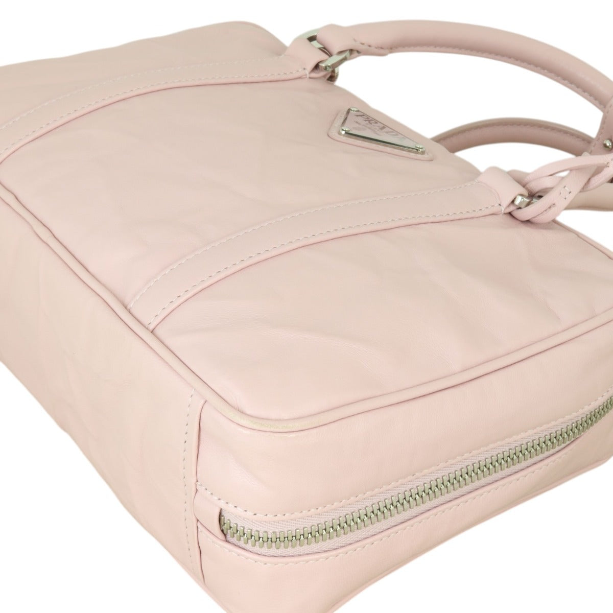 Prada Re-Edition 2001 Nappa Antique Handle Bag Small