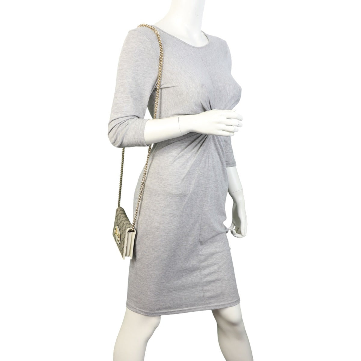 Gucci GG Supreme Horsebit 1955 Chain Wallet