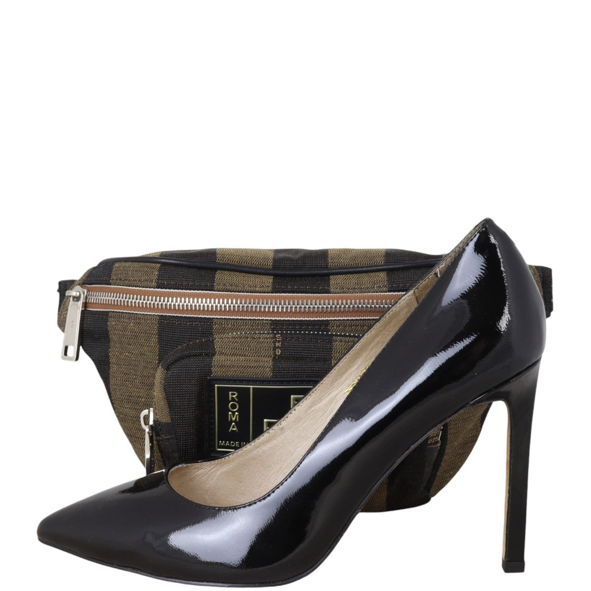 Fendi Pequin Logo Belt Bag