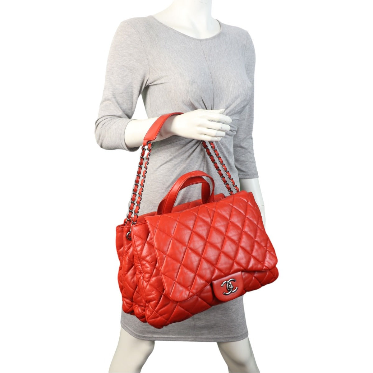 Chanel Accordion Top Handle Bag