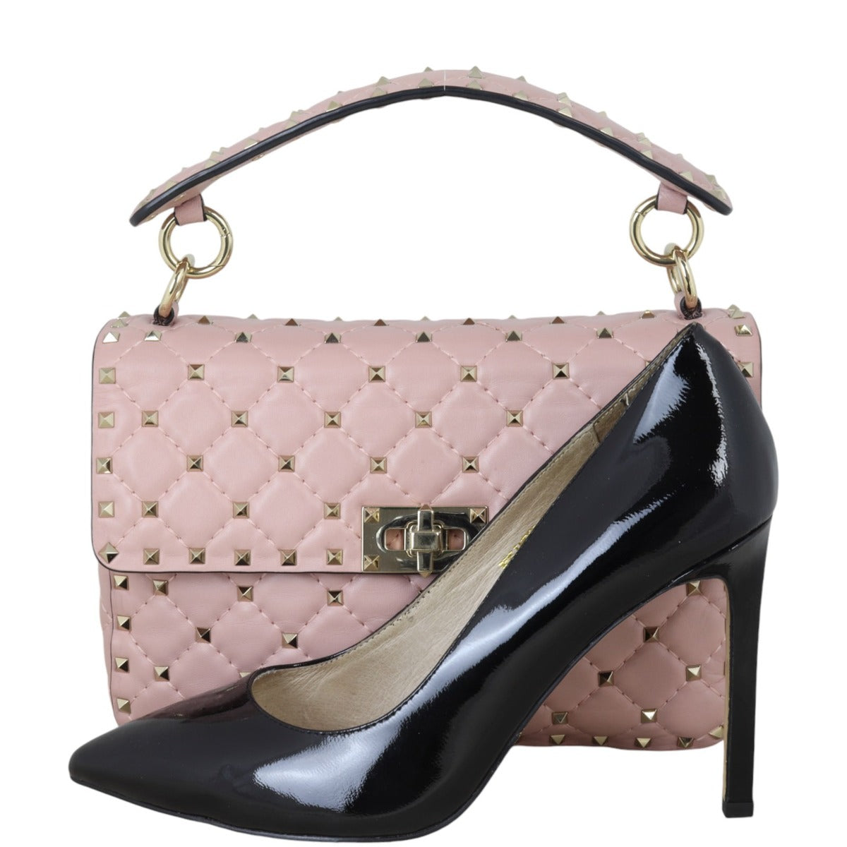 Valentino Rockstud Spike Medium Shoulder Bag