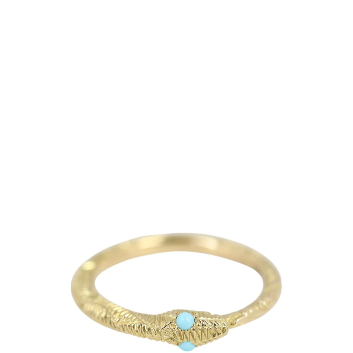 Gucci Ouroboros 18k Yellow Gold Ring