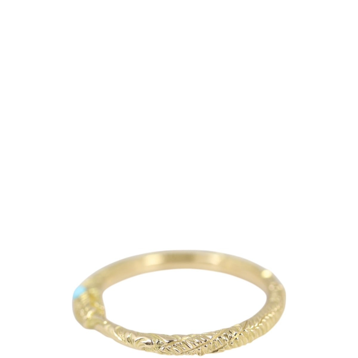 Gucci Ouroboros 18k Yellow Gold Ring