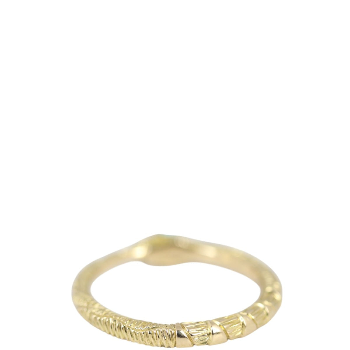 Gucci Ouroboros 18k Yellow Gold Ring