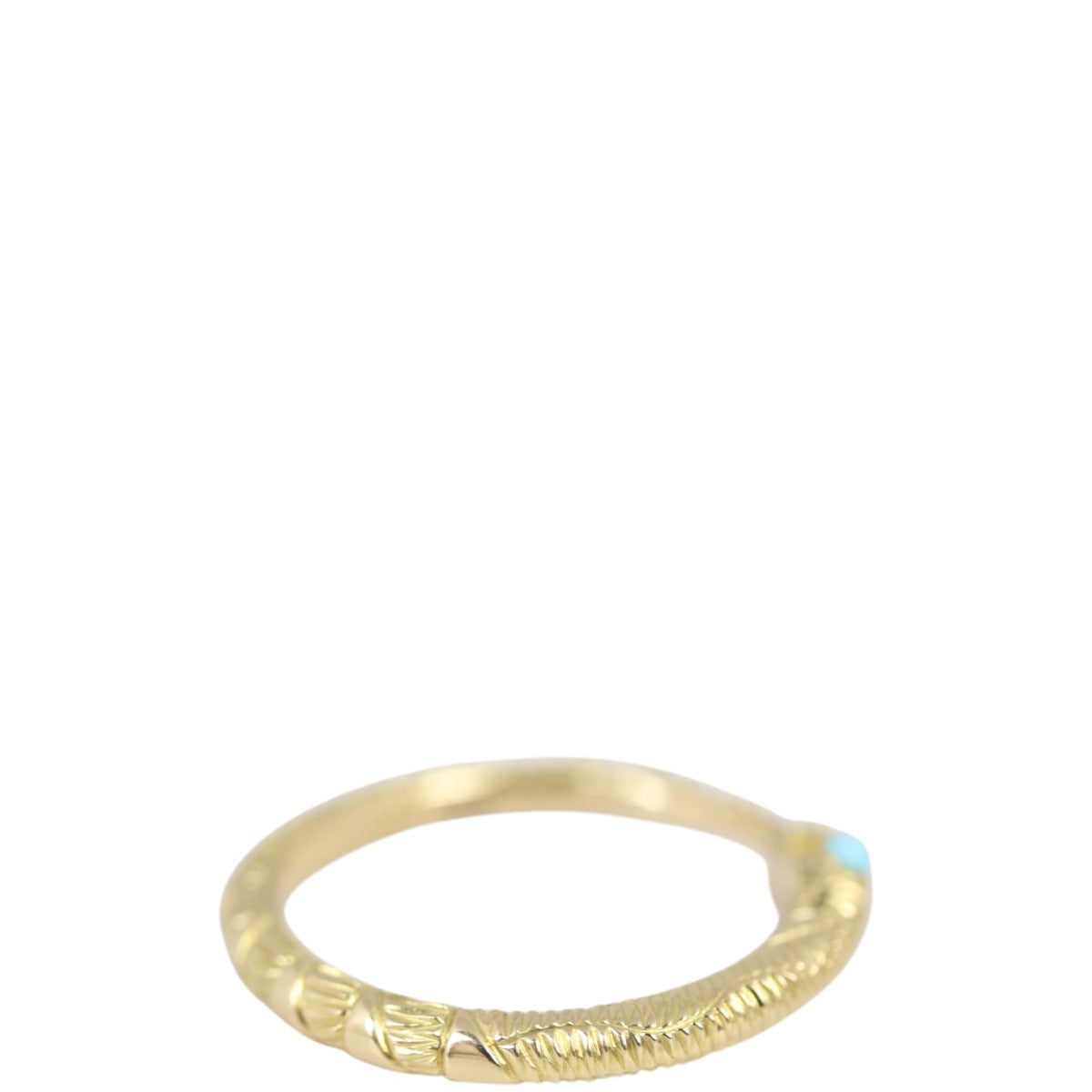 Gucci Ouroboros 18k Yellow Gold Ring