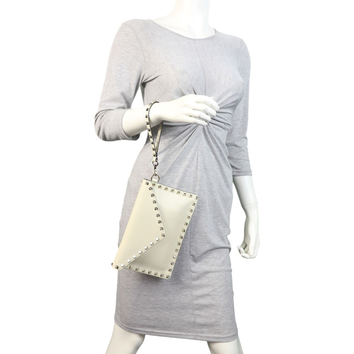 Valentino Rockstud Wristlet Clutch