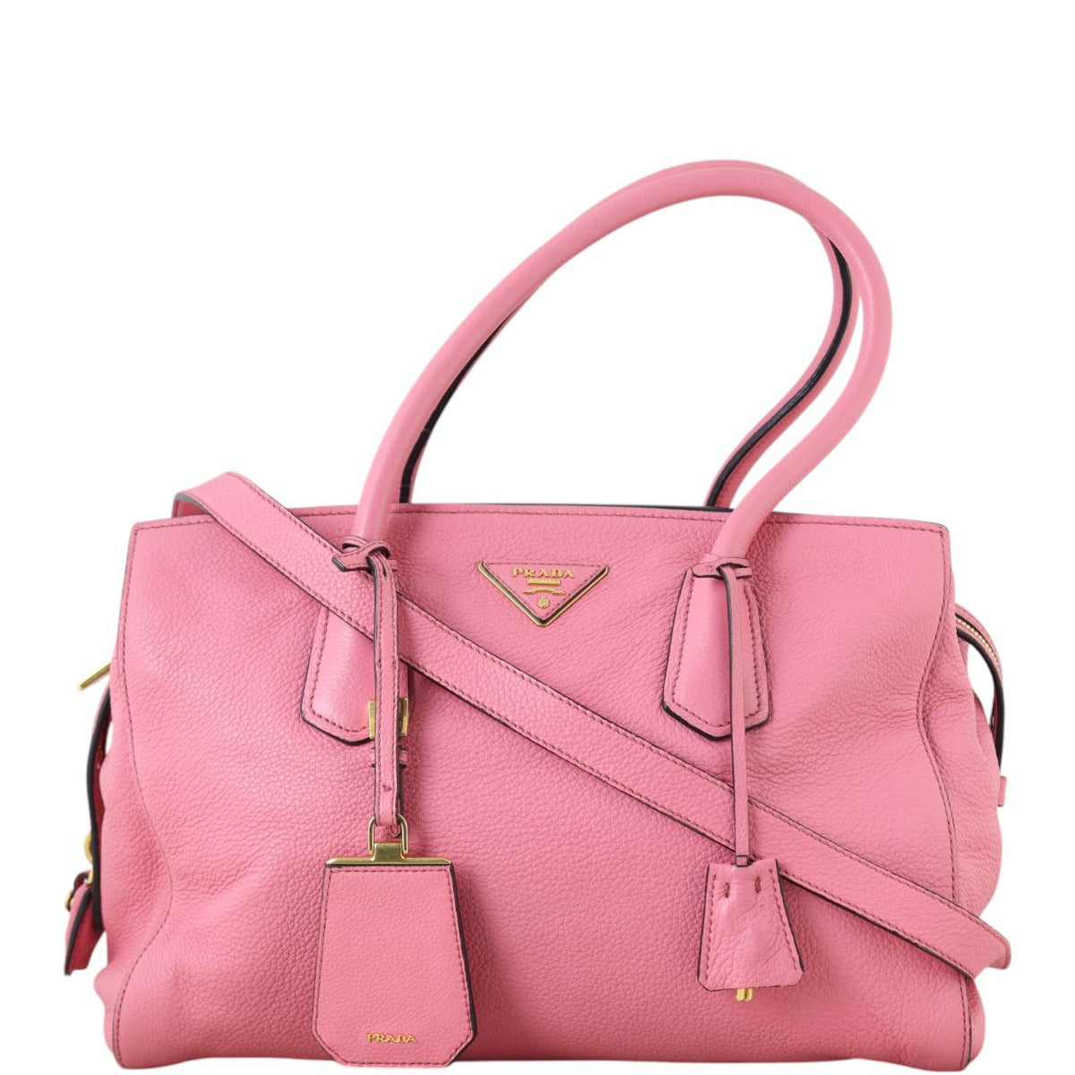 Prada Vitello Daino Zip Tote