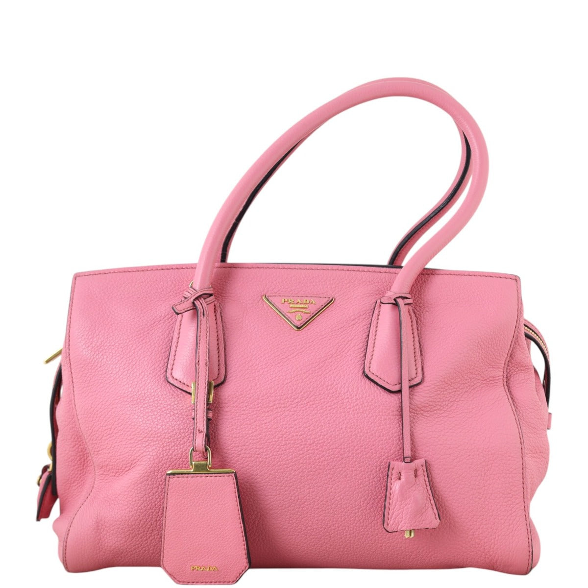 Prada Vitello Daino Zip Tote