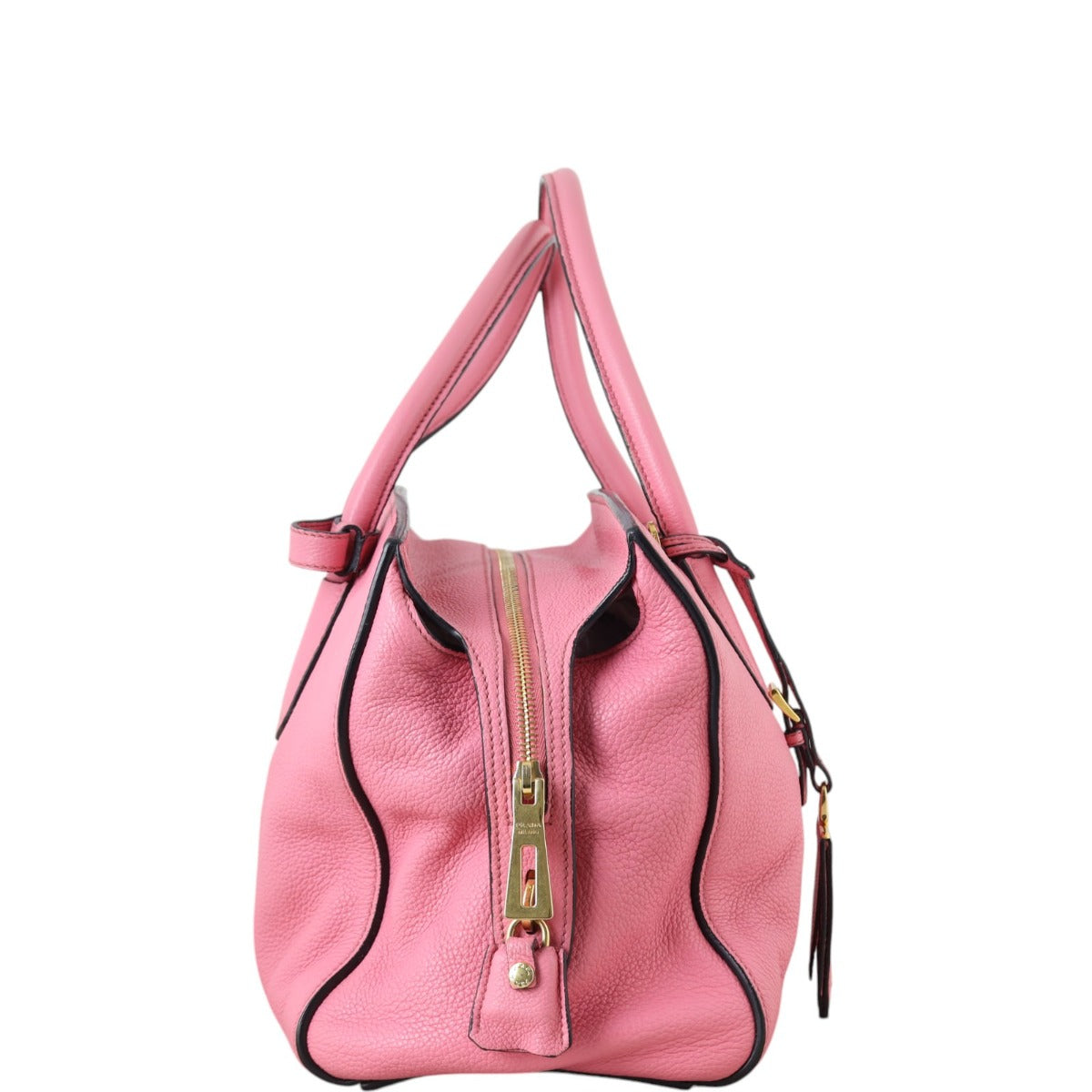 Prada Vitello Daino Zip Tote