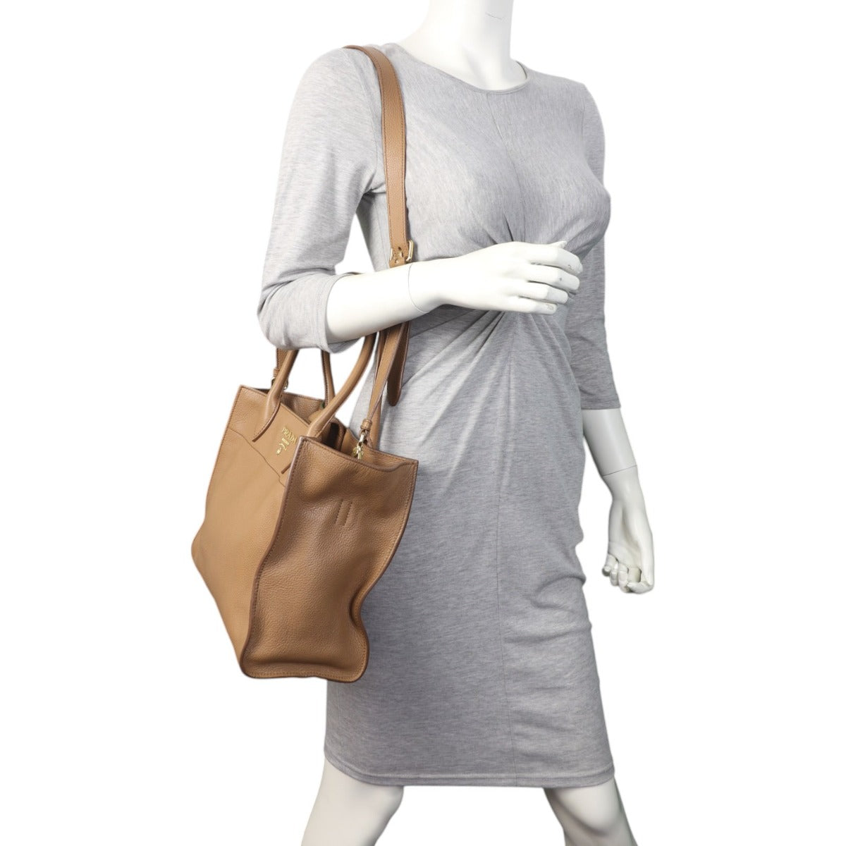 Prada Vitello Daino Tote