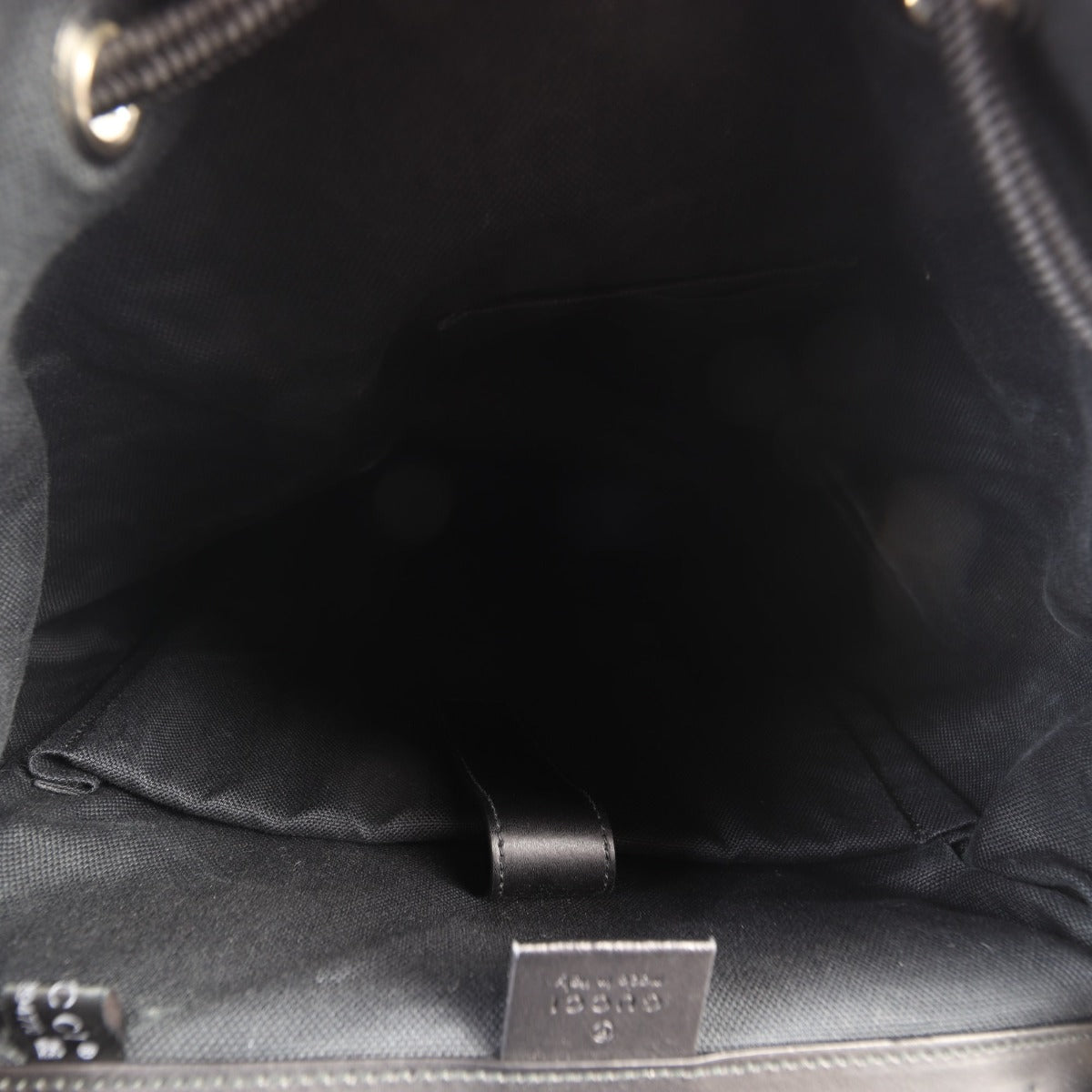 Gucci GG Supreme Double Buckle Backpack