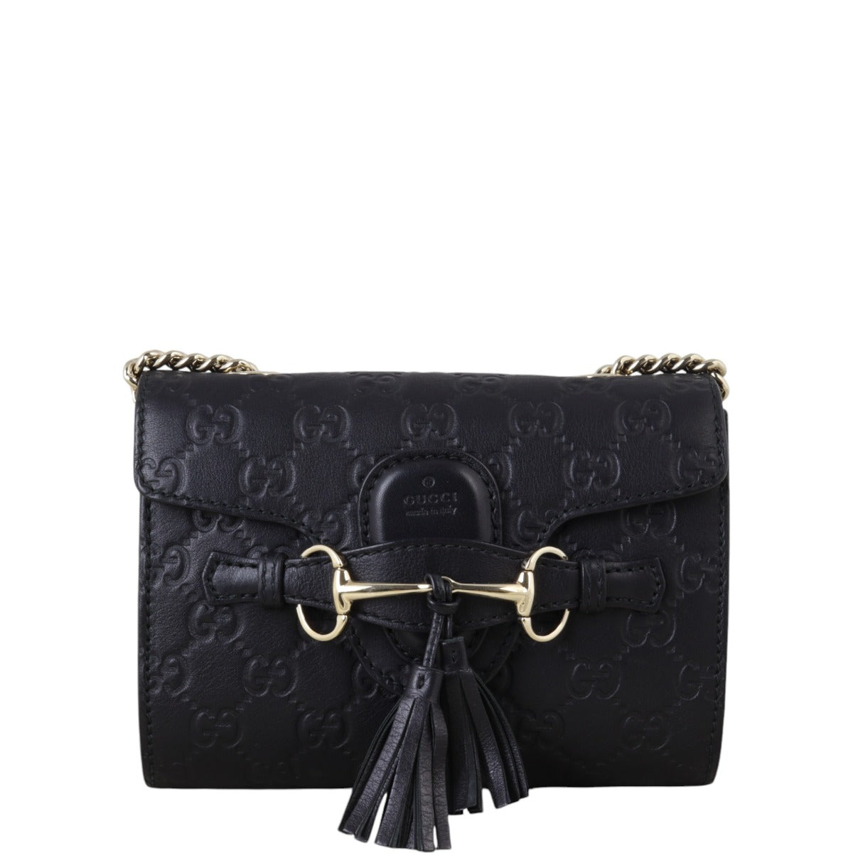 Gucci Emily Guccissima Mini Chain Shoulder Bag