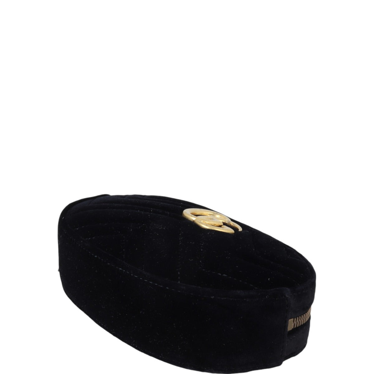 Gucci GG Marmont Matelasse Velvet Belt Bag