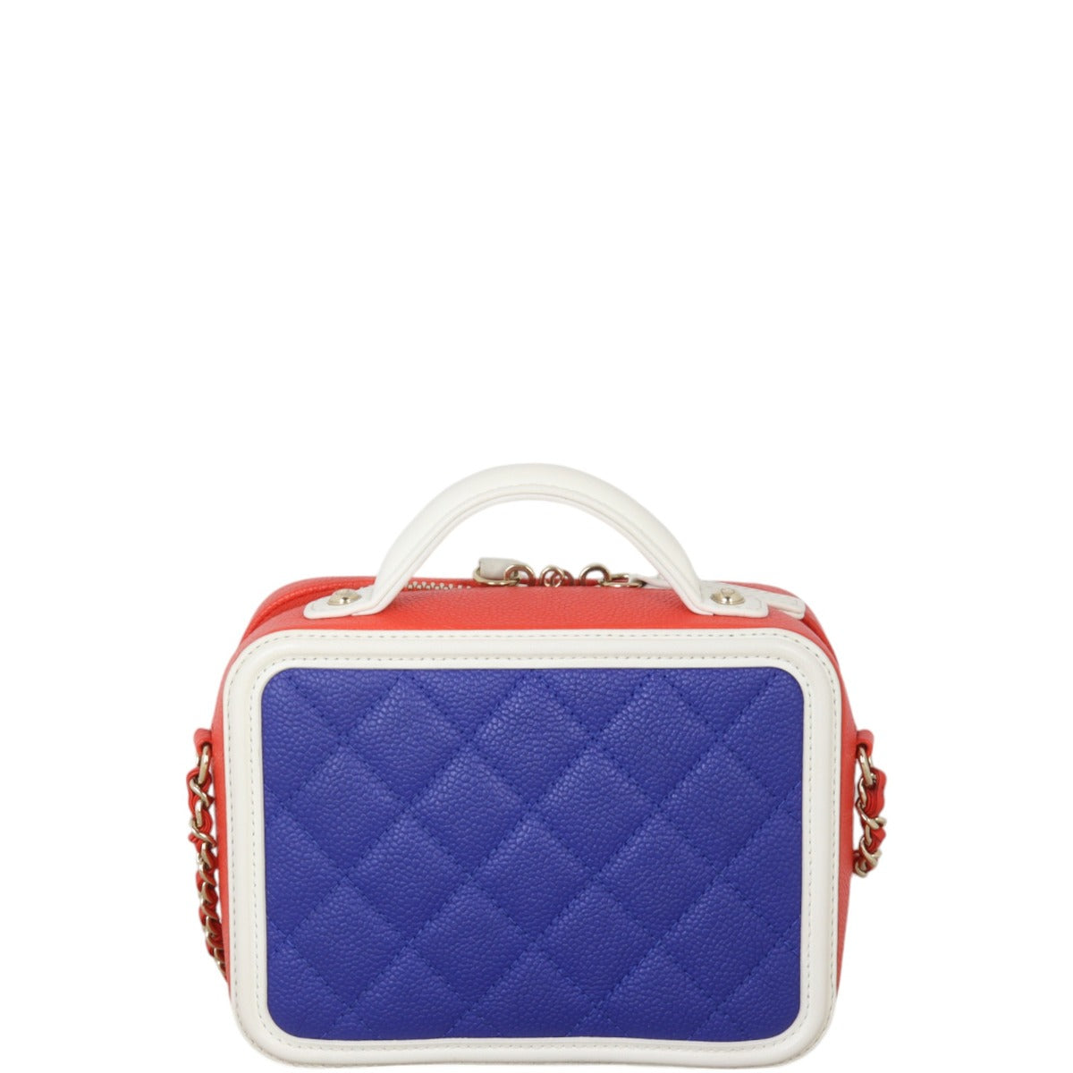 Chanel CC Filigree Vanity Case Small