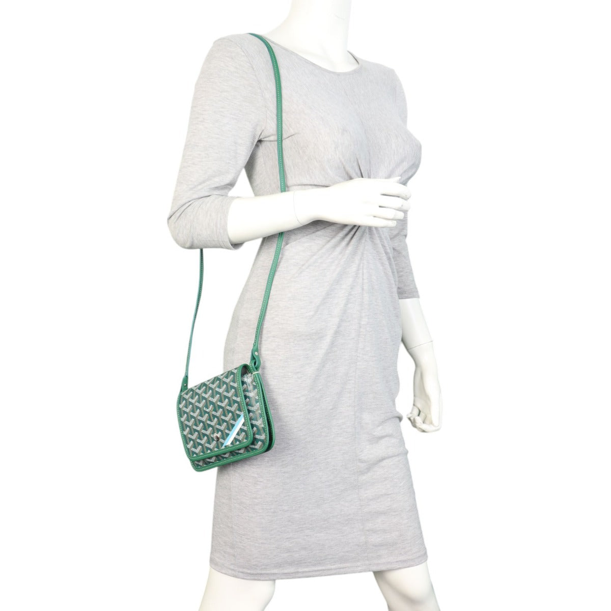 Goyard Plumet Pocket Wallet on Strap Goyardine