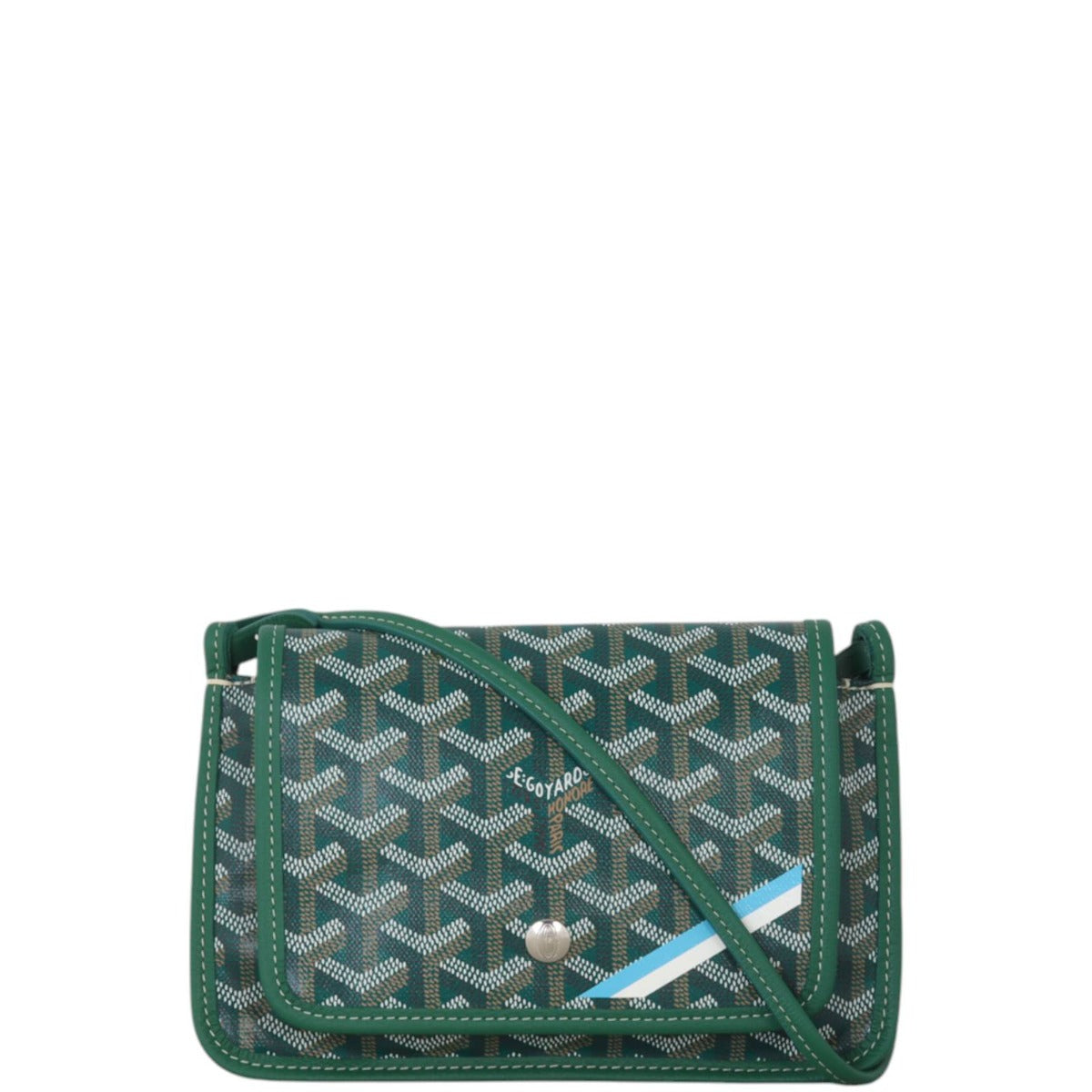 Goyard Plumet Pocket Wallet on Strap Goyardine