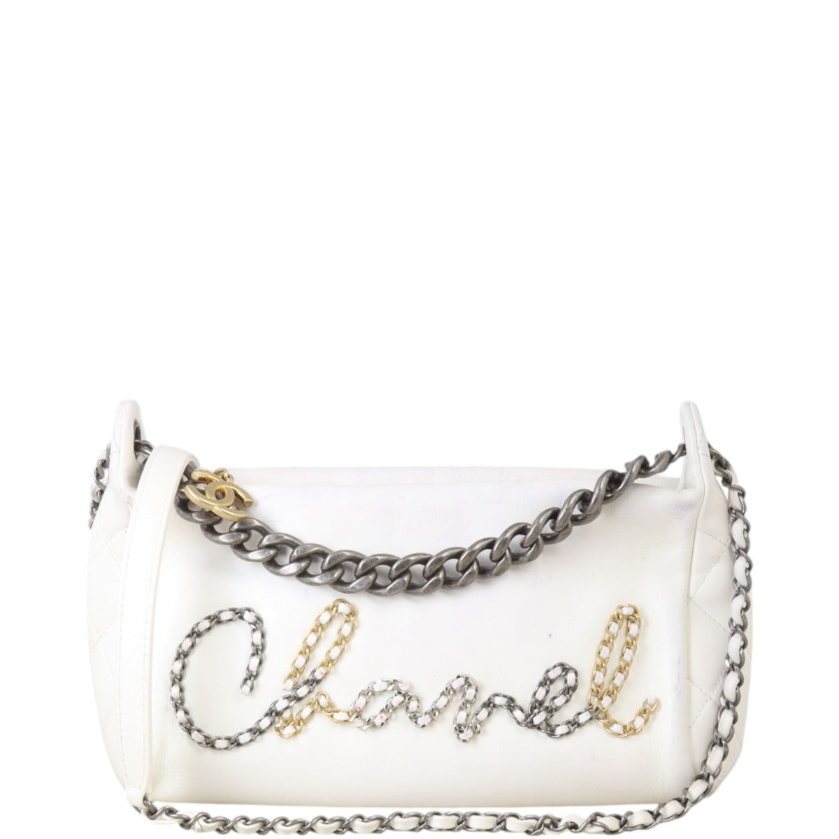 Chanel Written in Chain Hobo