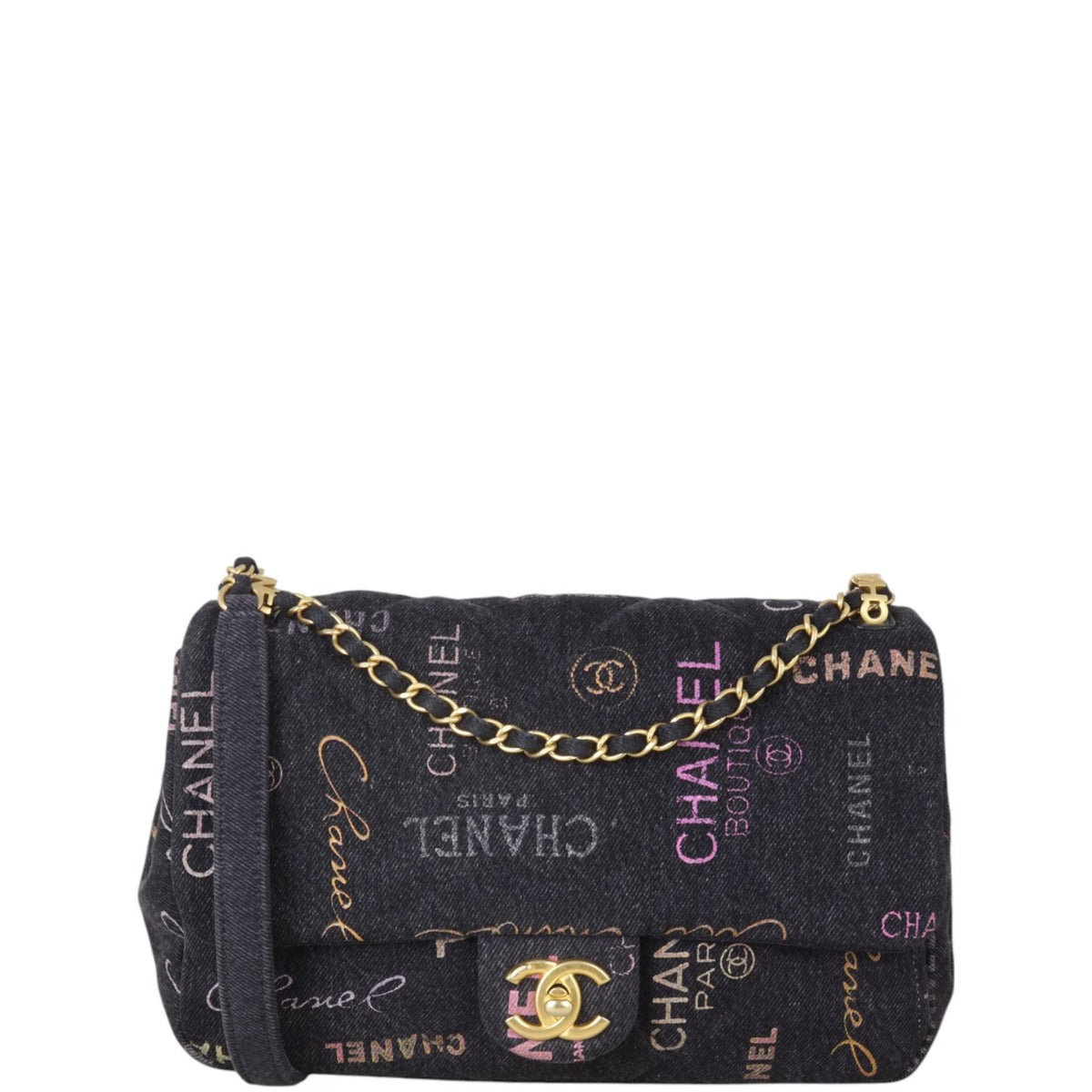 Chanel Denim Mood Flap Bag Large