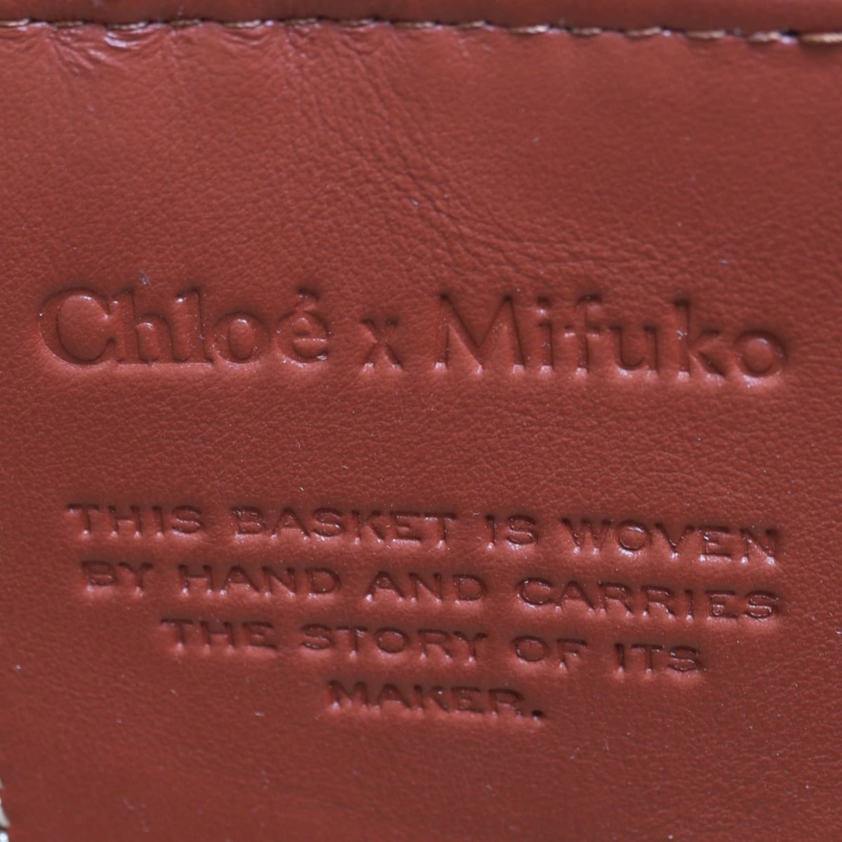 Chloe Woody Basket Bag Large