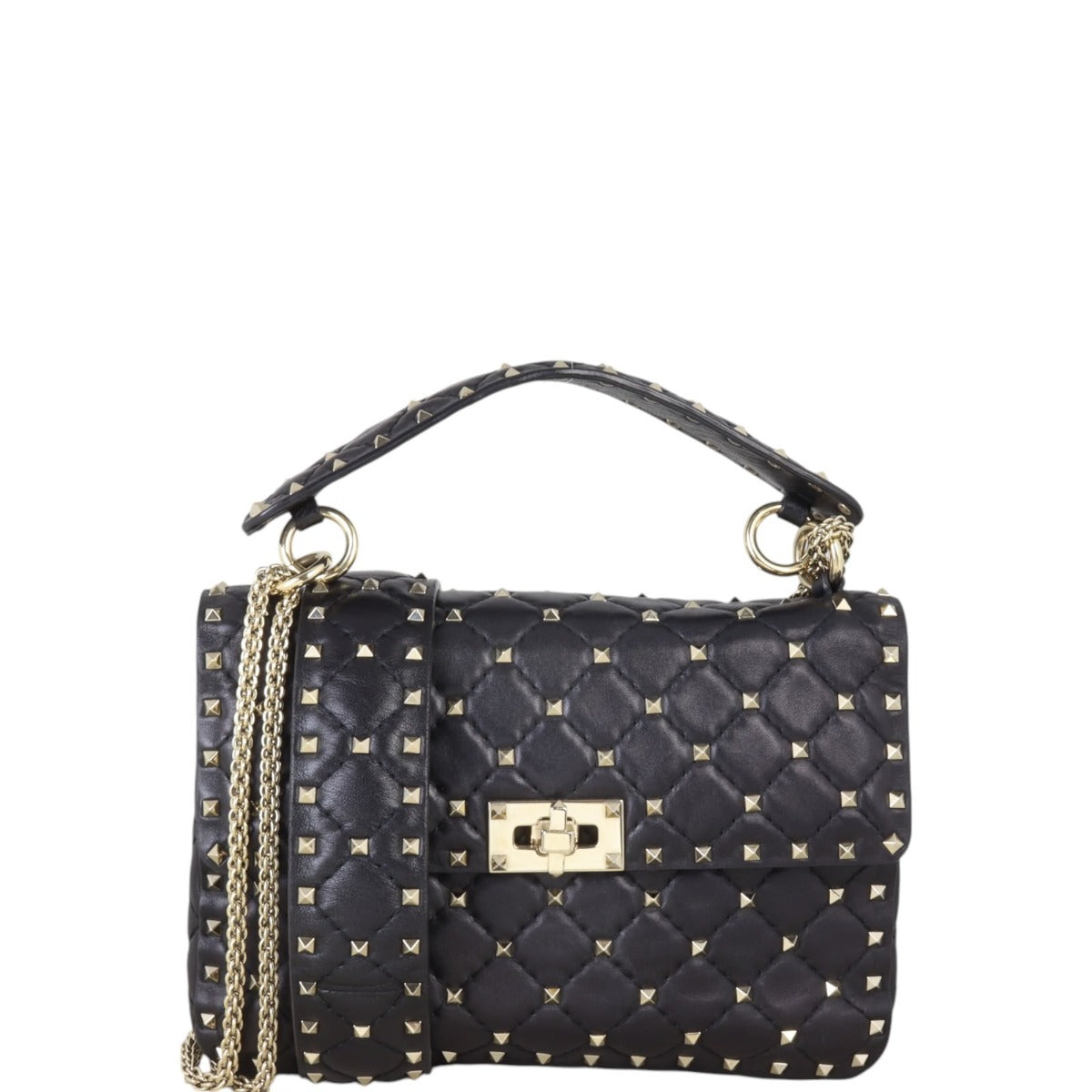 Valentino Rockstud Spike Medium Shoulder Bag