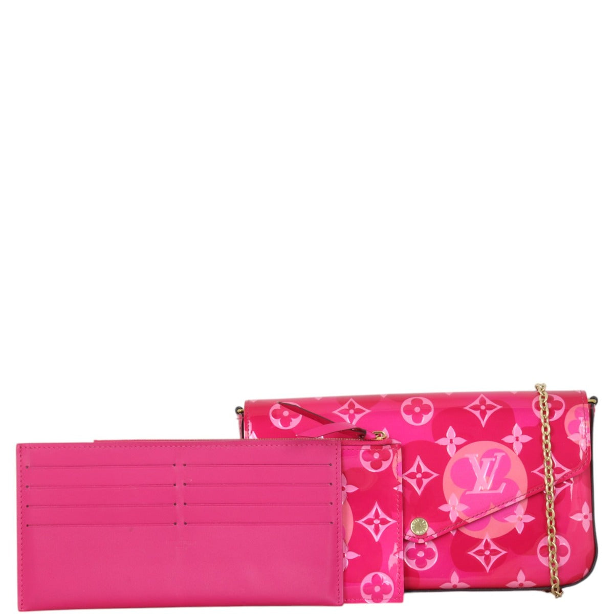 Louis Vuitton Pochette Felicie Monogram Vernis Valentine